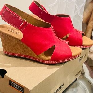 Clarks collection wedge sandal